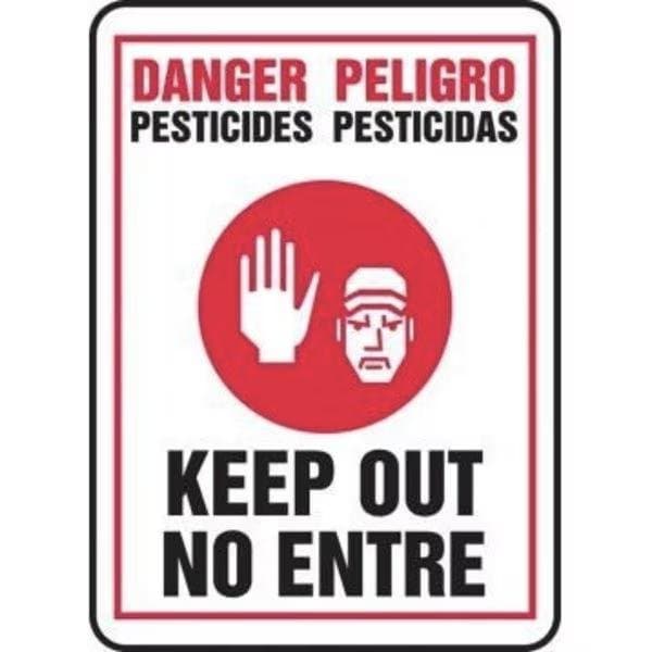 Accuform BILINGUAL DANGER SAFETY SIGN SBMCAW003VP SBMCAW003VP - main